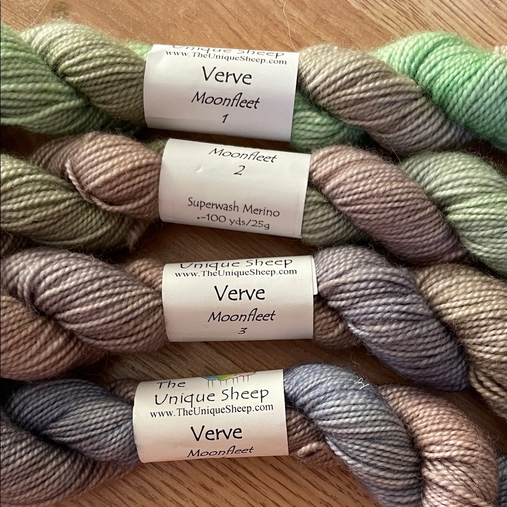 Unique Sheep Verve Yarn Mini Skein set - Picture 3 of 3